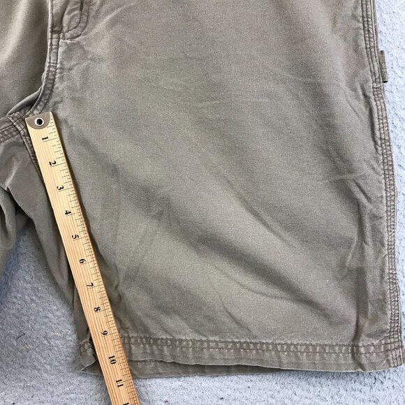 Carhartt Mens Cargo Shorts 40 Olive Green Durable Workwear - Picture 6 of 9